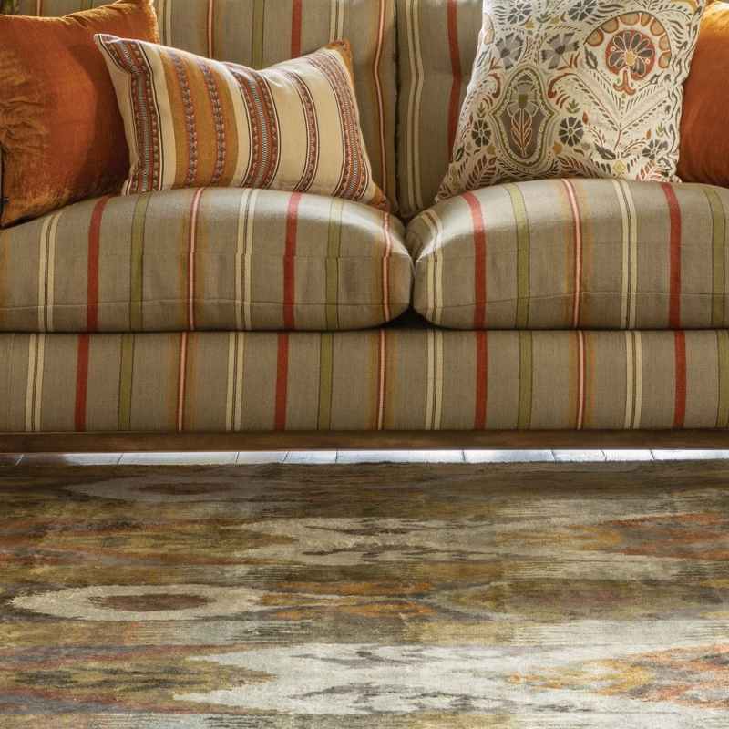 Orissa Designer rugs in Spice by William Yeoward