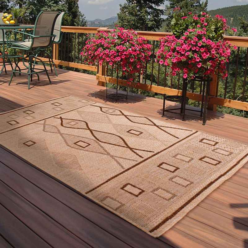 Indoor Outdoor Oasis Rugs in Natural by Rugstyle
