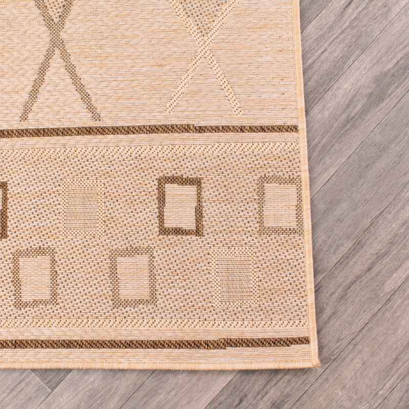 Indoor Outdoor Oasis Rugs in Natural by Rugstyle