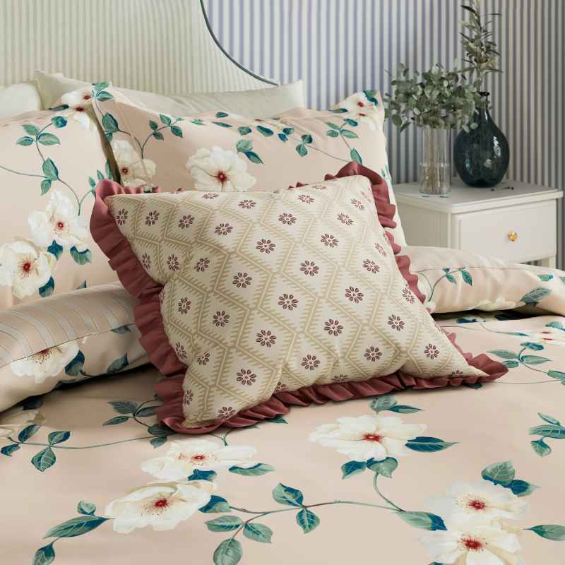 Poets Rose Bedding by Sanderson x National Trust in Blush Pink