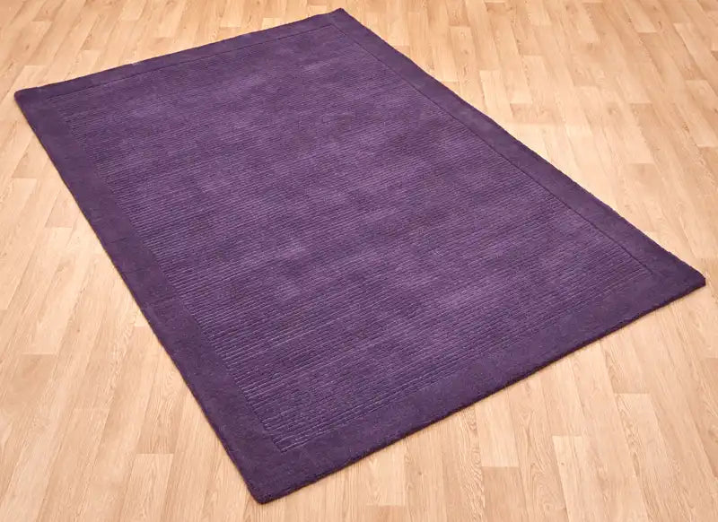 Asiatic york york purple Purple Living Room Wool Rug.