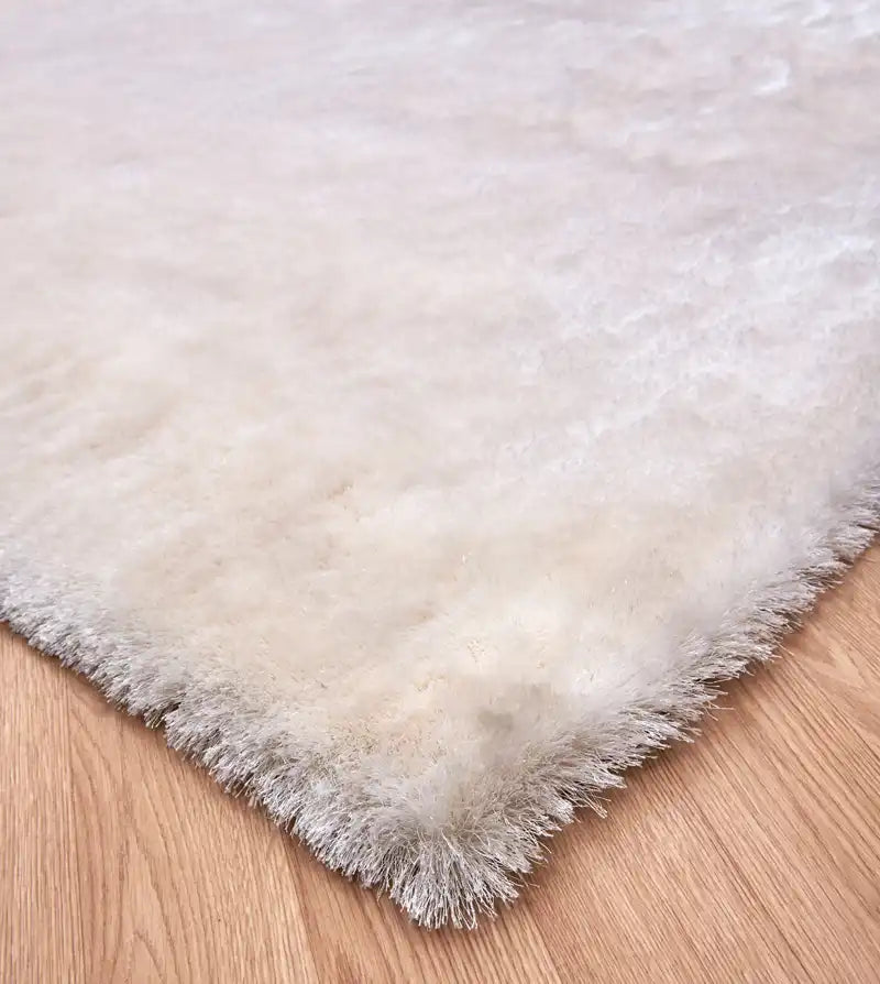 Asiatic whisper ivory Ivory Living Room Shaggy Rug.