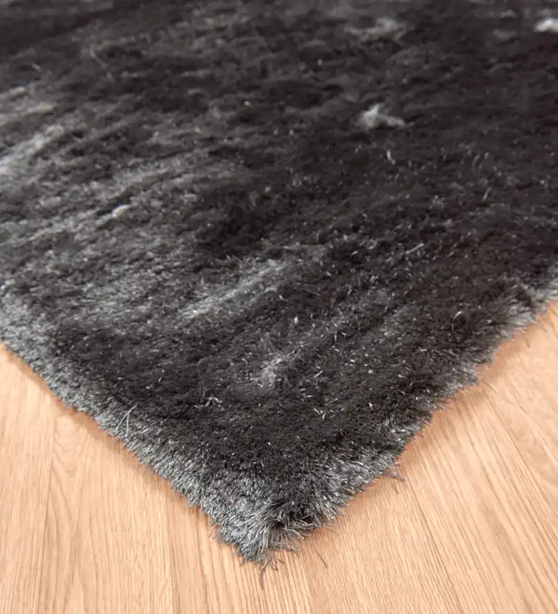Asiatic whisper graphite Grey Living Room Shaggy Rug.