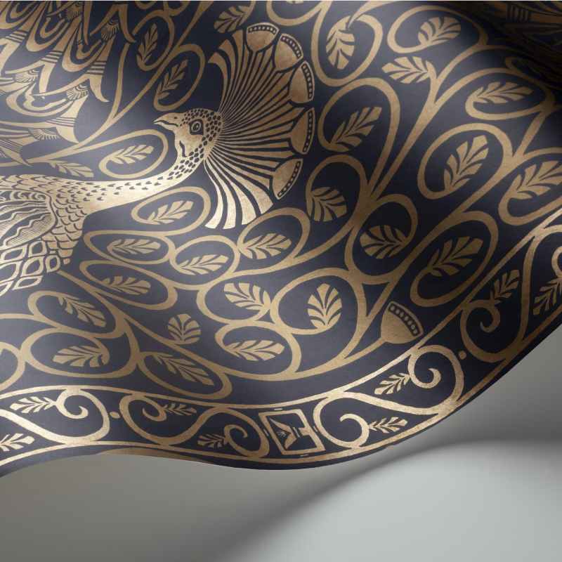 Pavo Parade Wallpaper 116 8030 by Cole & Son in Metallic Bronze