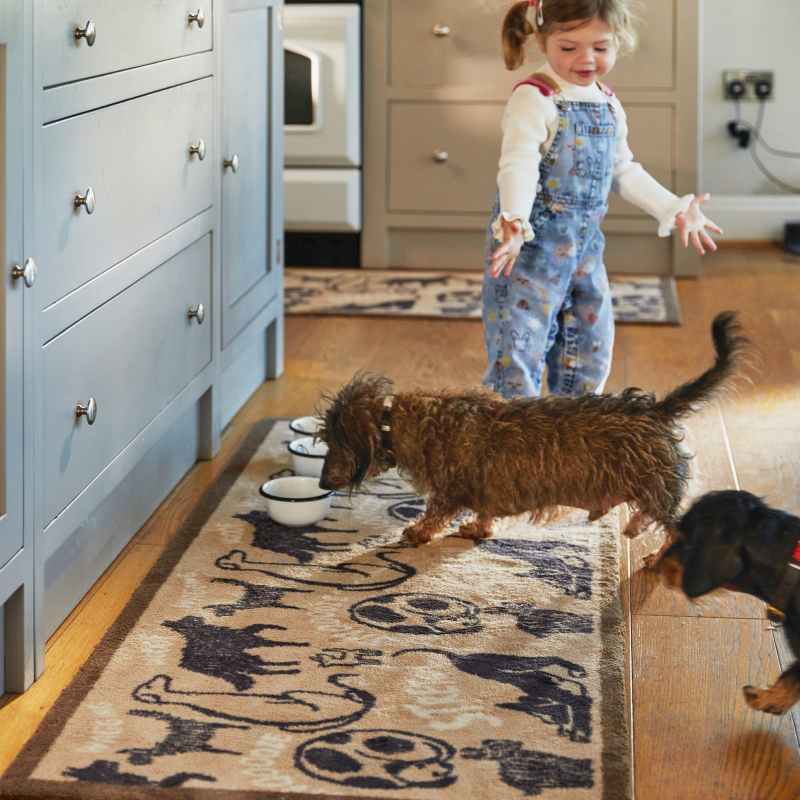 Hug Rug Battersea Pet 95 Washable Doormat in Natural