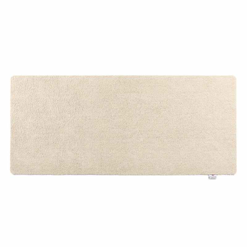 Plain Fleck Washable Hug Rug Doormat in Beige