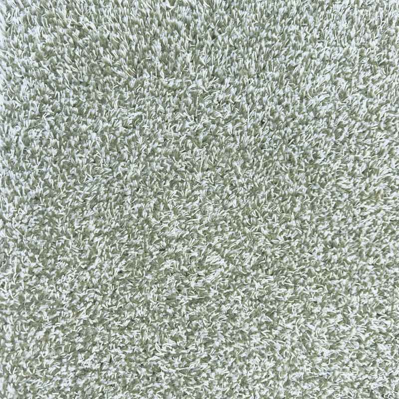 Plain Fleck Washable Hug Rug Doormat in Soft Green