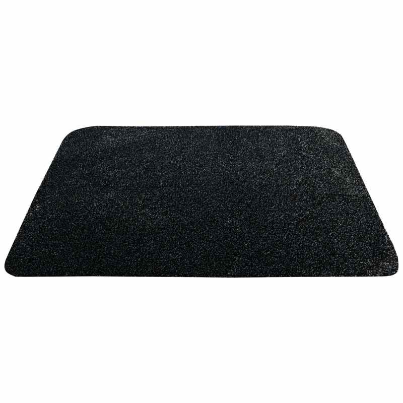 Plain Washable Doormat in Graphite Grey