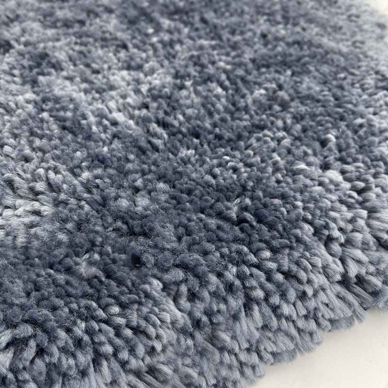Luxe Tapi Premium Washable Runner Rug in Smoke Blue