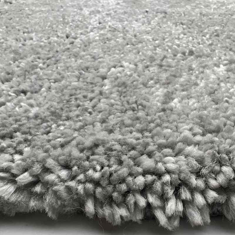 Luxe Tapi Premium Washable Runner Rug in Silver Grey