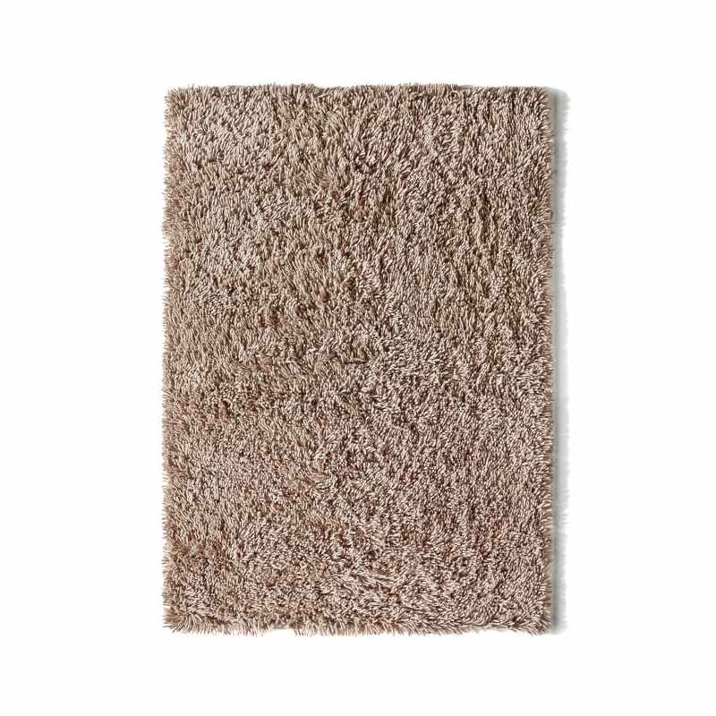 Imperial Shaggy Wool Rugs in Nude