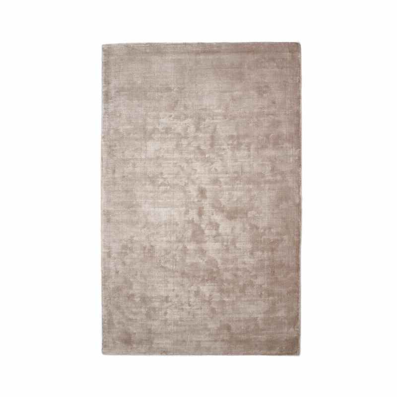 Karma Plain Viscose rugs in Mink