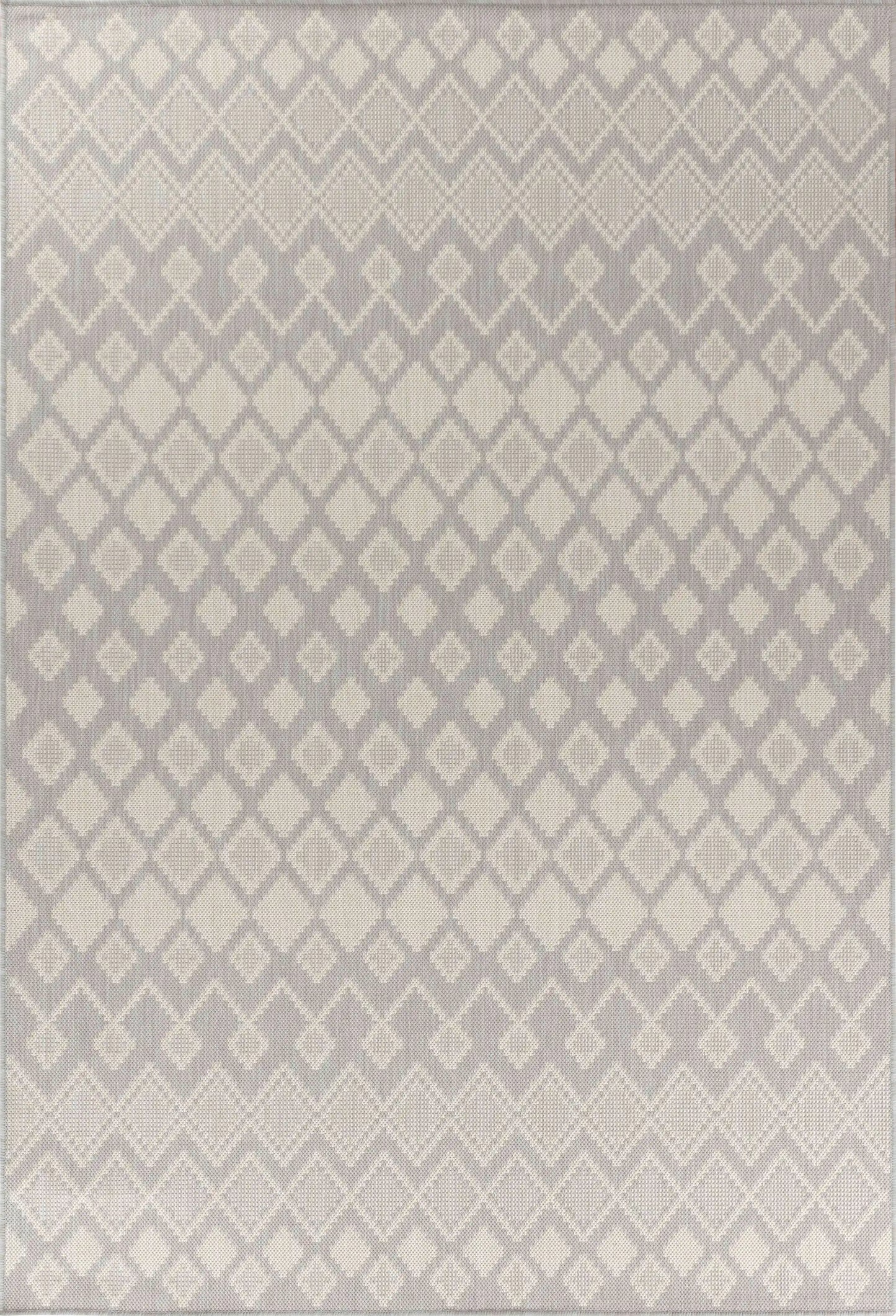 Sky Outdoor Rhombus Silver Rug