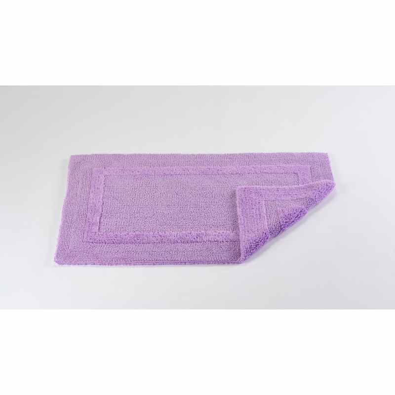 Reversible Bath Mat 430 by Designer Abyss & Habidecor in Lupin Purple