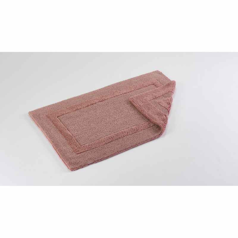 Reversible Bath Mat 515 by Designer Abyss & Habidecor in Rosette Red
