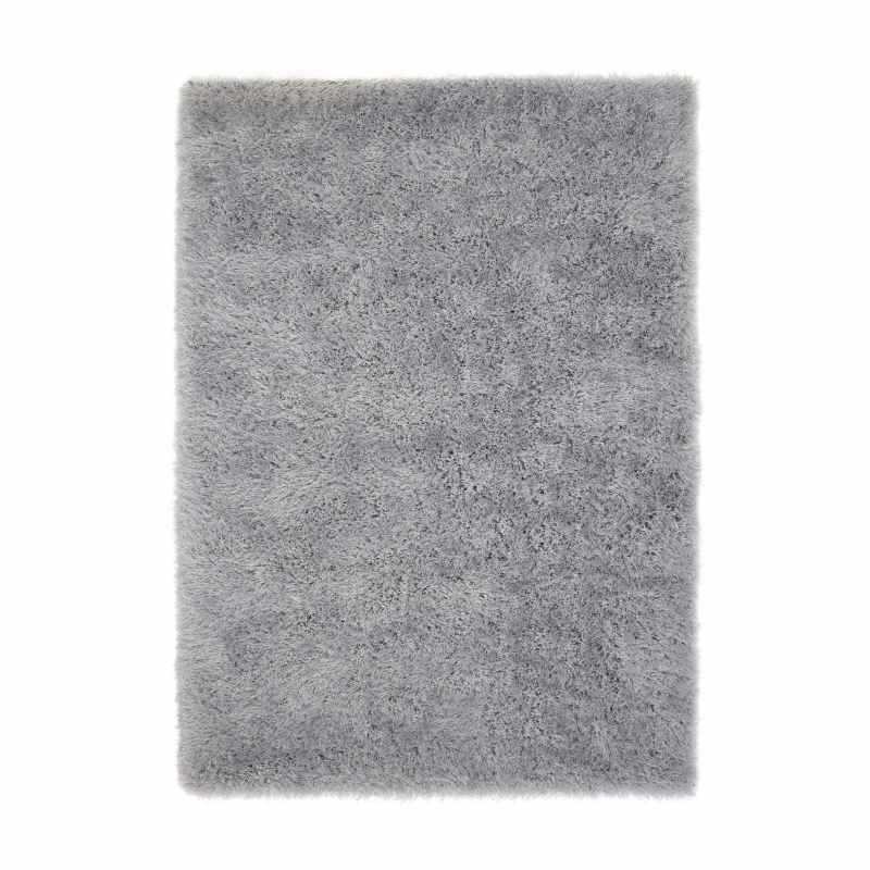 Ritzy Shaggy Rug by Origins in Silver Grey