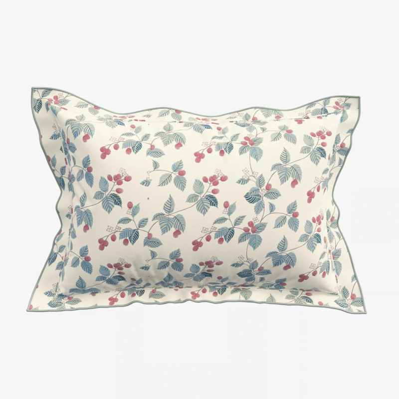 Rubus Floral Bedding by Sanderson in Raspberry Pink