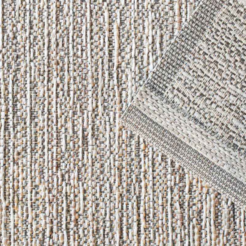 San Rocco 89001 2005 Indoor Outdoor Flatweave Rug in Silver Grey
