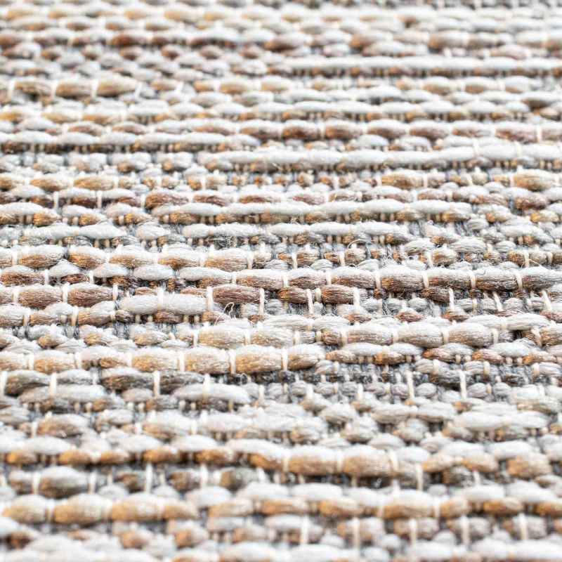 San Rocco 89001 2005 Indoor Outdoor Flatweave Rug in Silver Grey