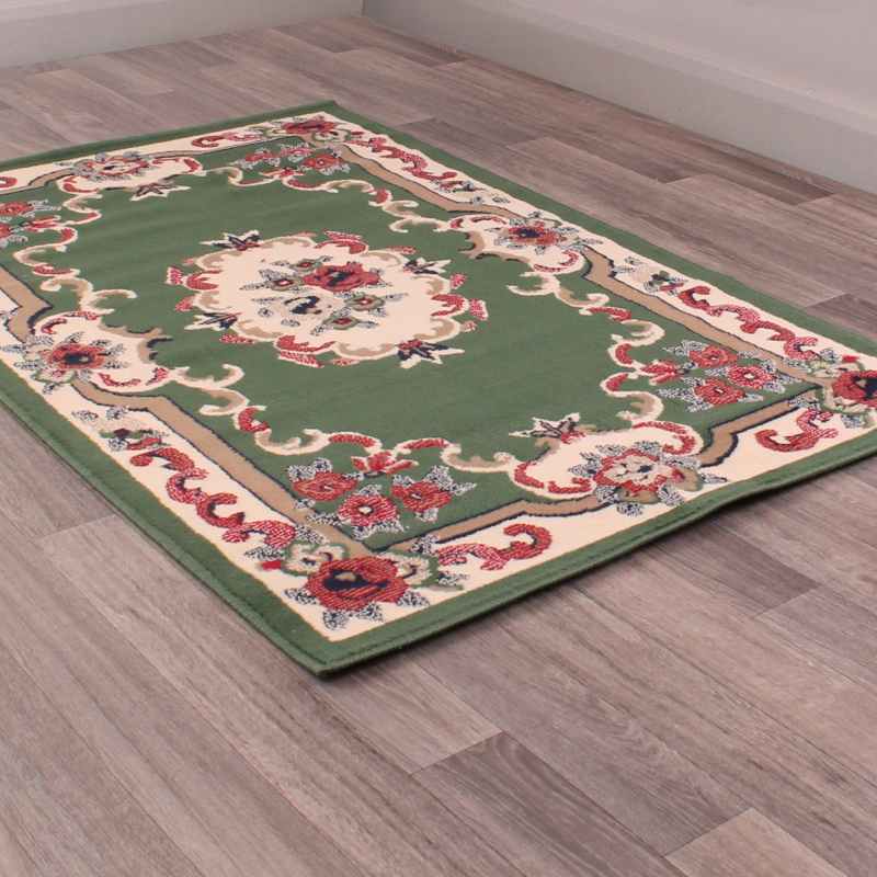 Sandringham Rugs in Green by Rugstyle