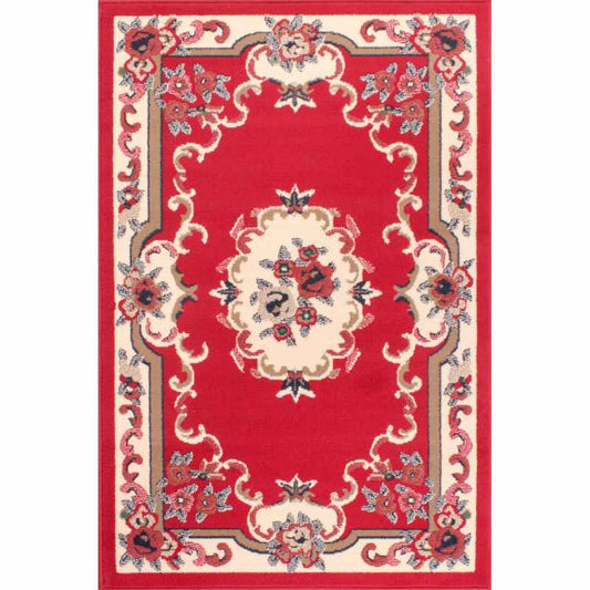 Sandringham Rugs in Red by Rugstyle