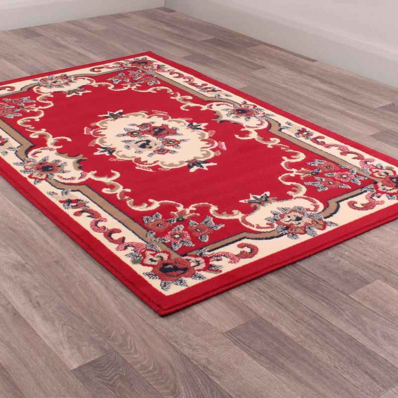 Sandringham Rugs in Red by Rugstyle