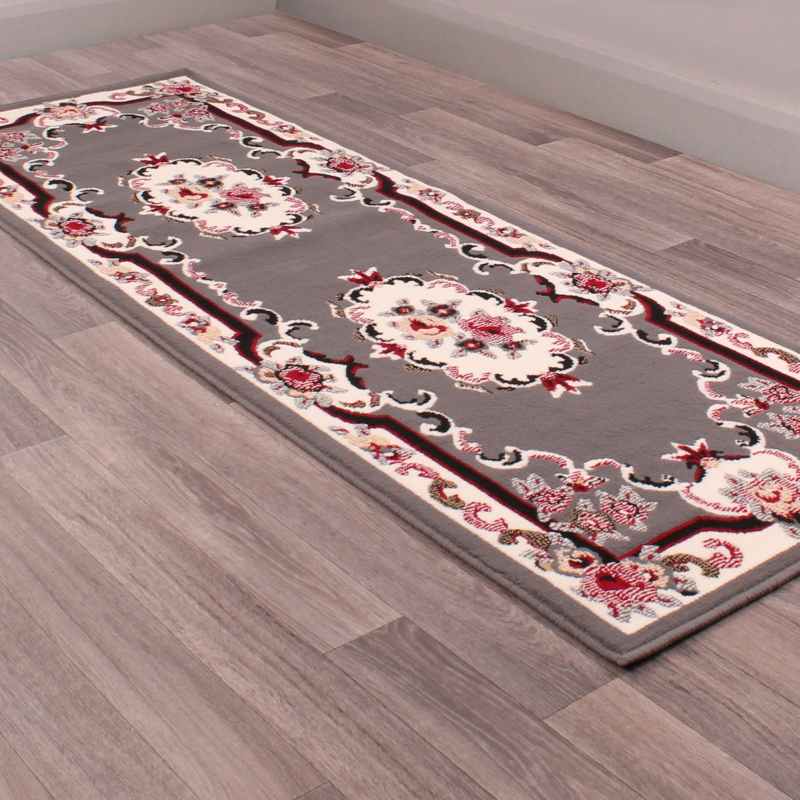 Sandringham Runners in Grey by Rugstyle