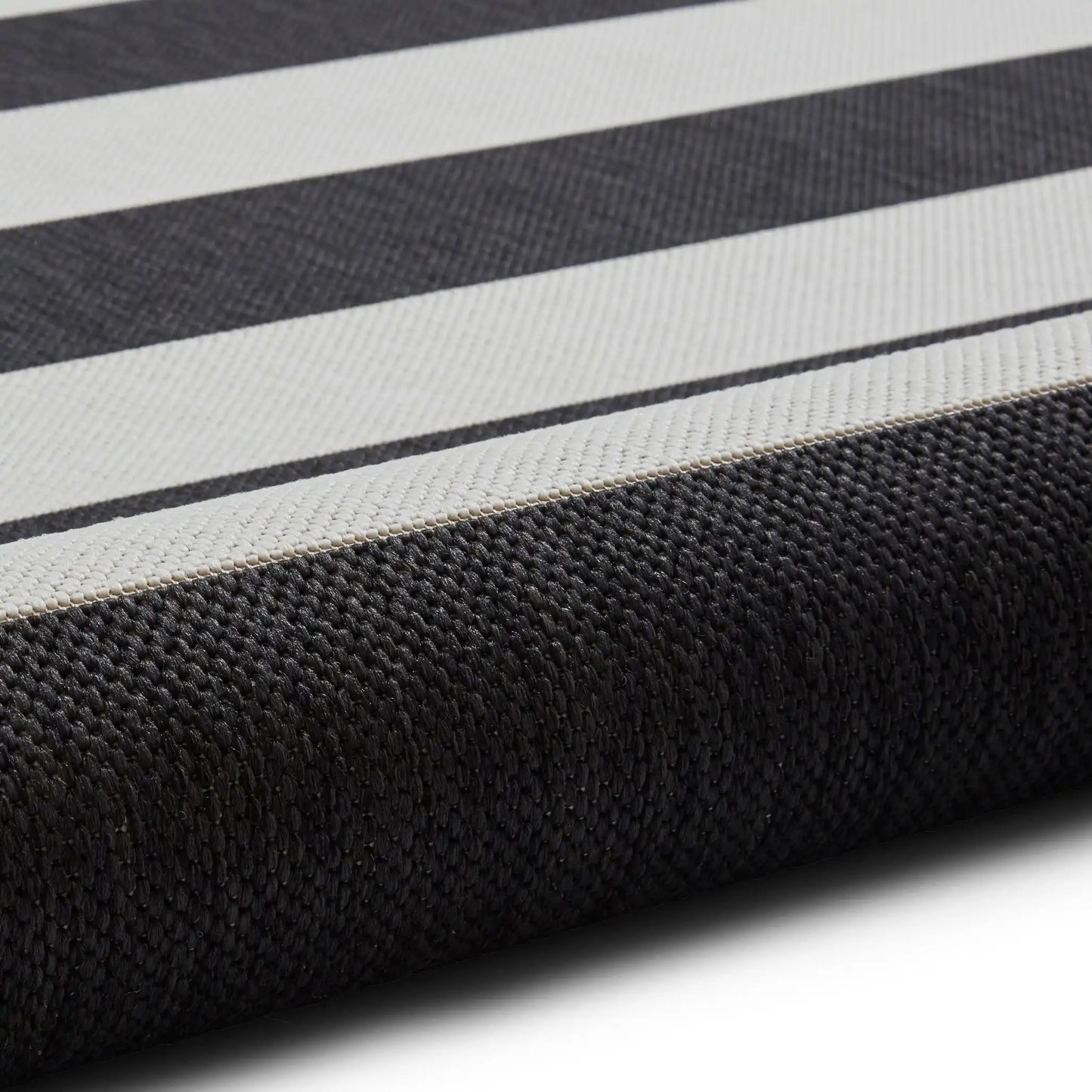 Santa Monica 48644 Black White Rug RS