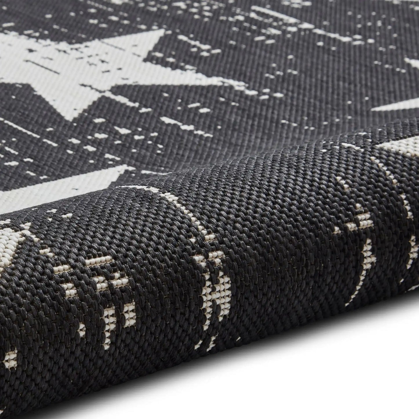 Santa Monica 48648 Black White Rug RS