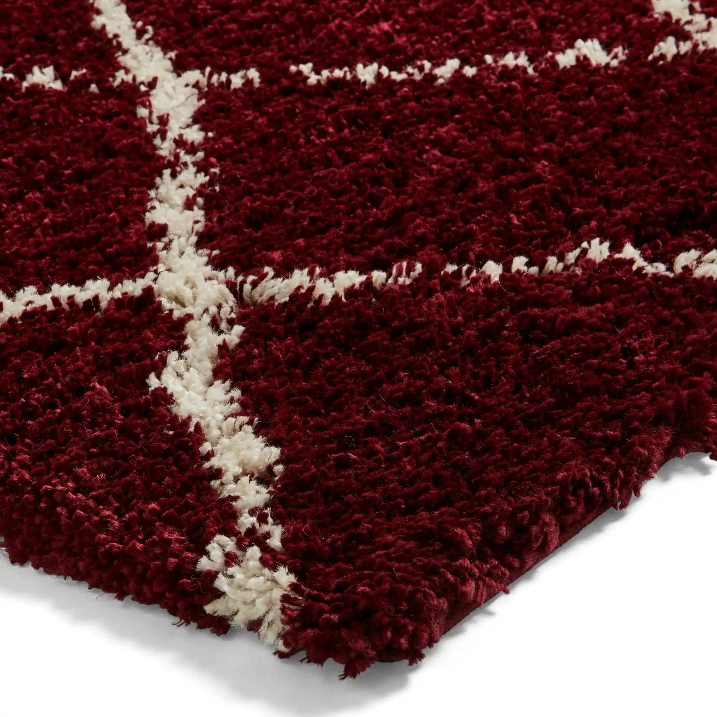 Scandi Berber G257 Red Cream Rug RS