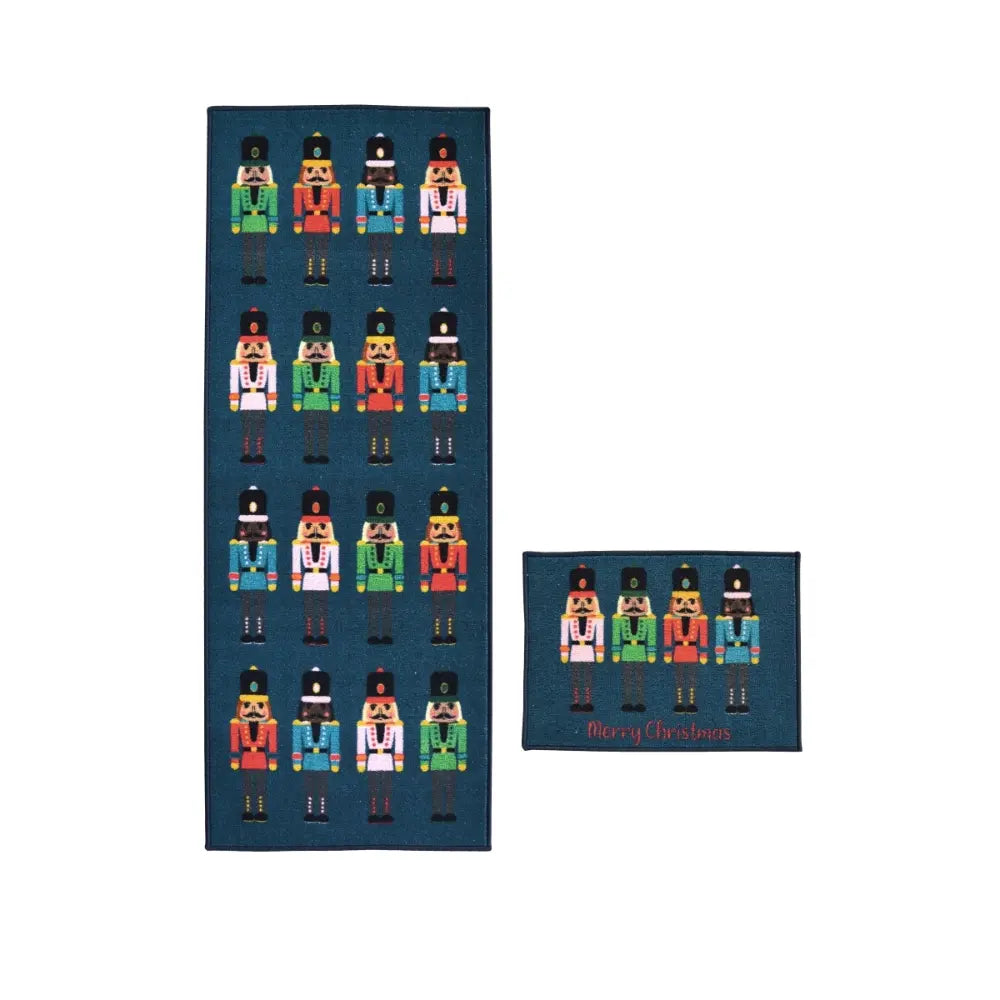 Seasonal Runners Nutcracker Navy Washable RS