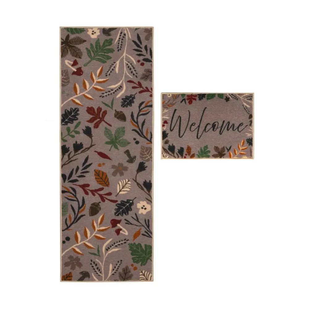 Seasonal Runners Welcome Autumn Leafs Washable RS