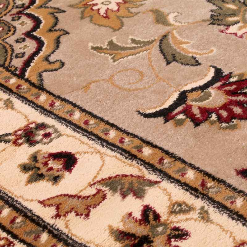 Sherborne Traditional Bordered Rugs in Beige