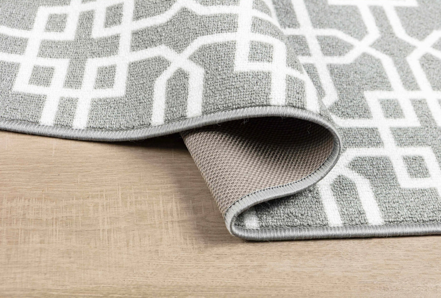 Washable Gel-Back Havana Siam Grey Cream Rug