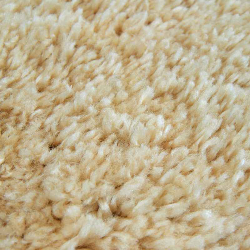 Snug Plain Shaggy Modern Rugs in Honey