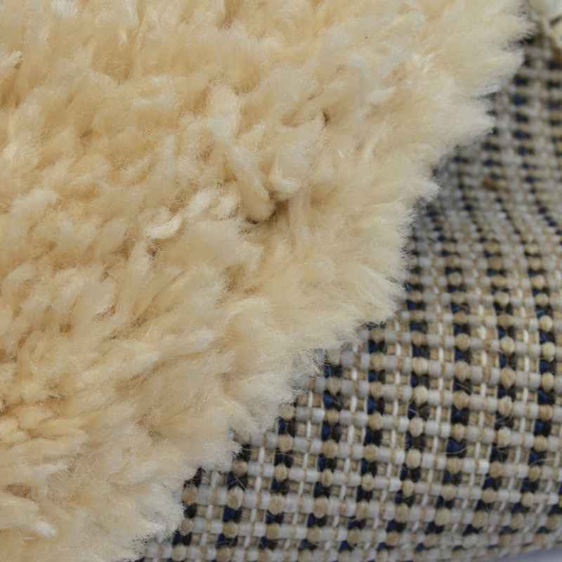 Snug Plain Shaggy Modern Rugs in Honey