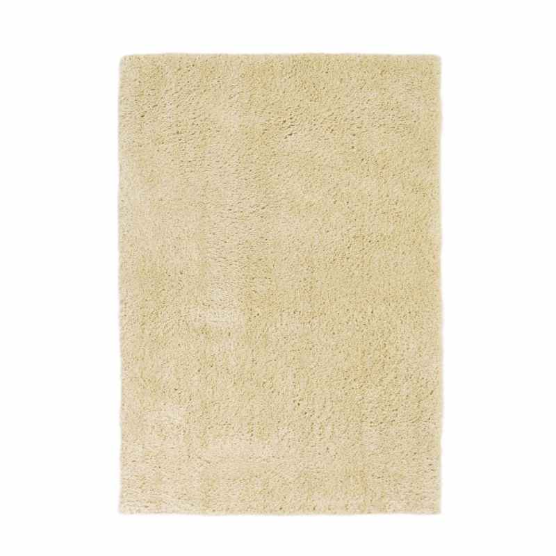 Snug Plain Shaggy Modern Rugs in Honey