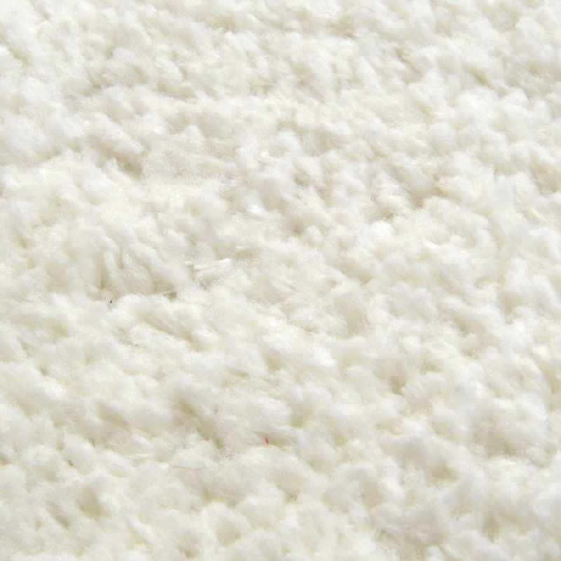 Snug Plain Shaggy Modern Rugs in Ivory White