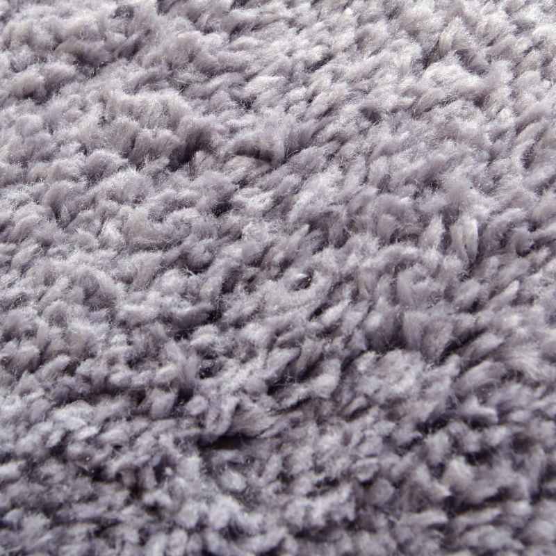Snug Plain Shaggy Modern Rugs in Lilac Purple