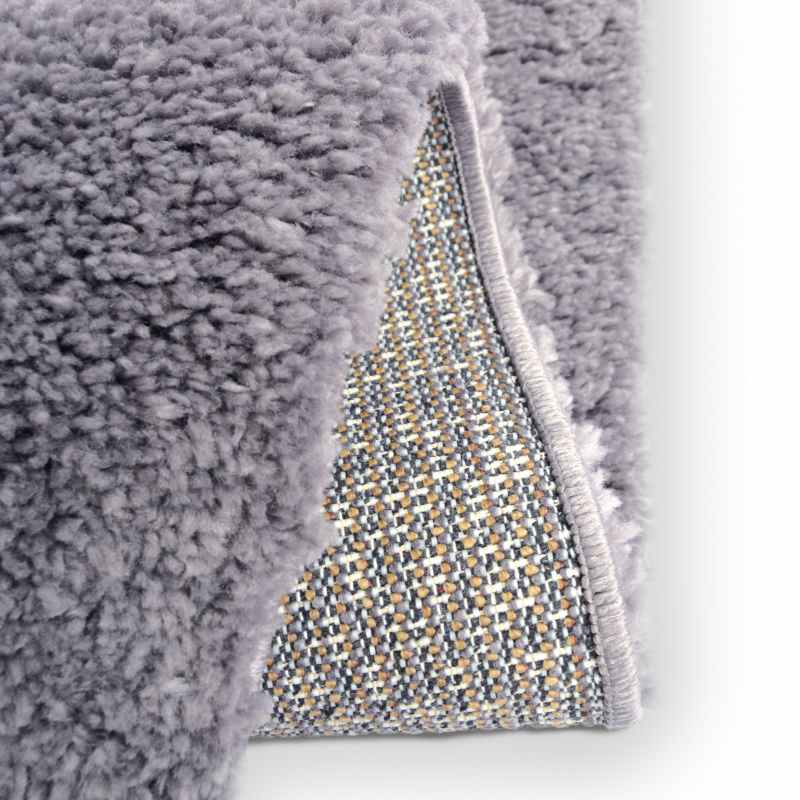 Snug Plain Shaggy Modern Rugs in Lilac Purple