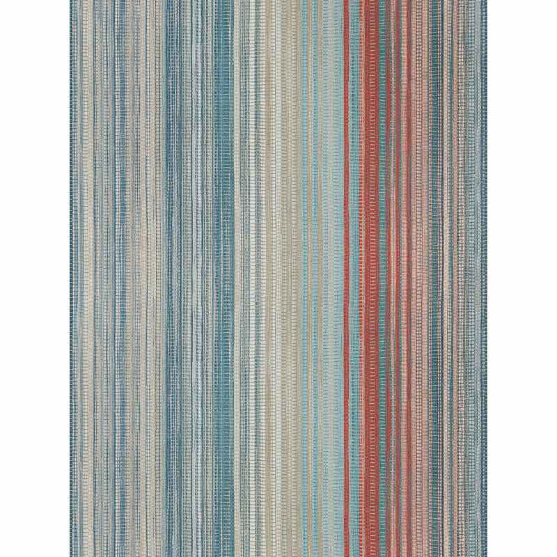Spectro Stripe Wallpaper 111961 by Harlequin in Teal Sedona Rust