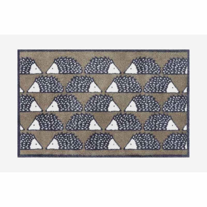 Spike All Over Washable Doormats in Natural Brown by Turtle Mat x Scion