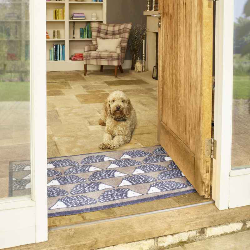 Spike All Over Washable Doormats in Natural Brown by Turtle Mat x Scion