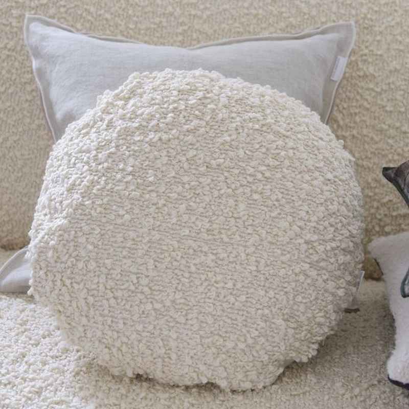 Swaledale Wool Cushion by Designers Guild in Chalk White