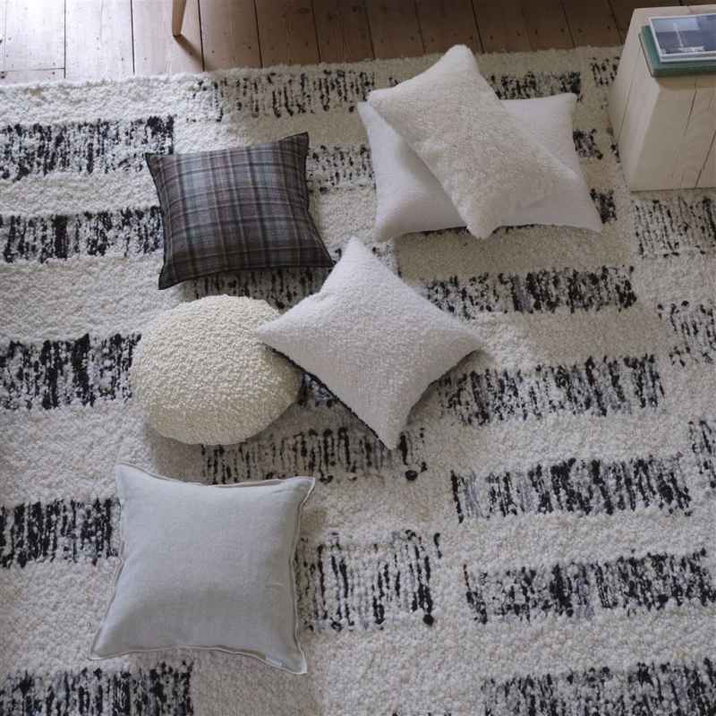 Swaledale Wool Cushion by Designers Guild in Chalk White