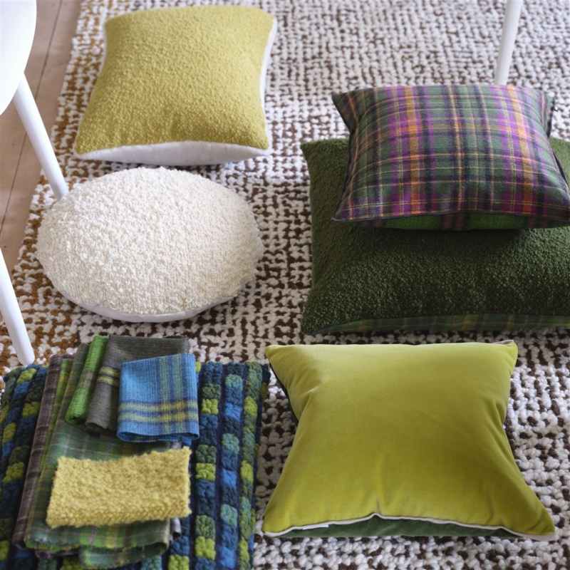 Swaledale Wool Cushion by Designers Guild in Chalk White