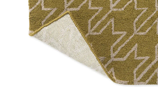 In-Outdoor Ted Baker Houndstooth Mustard outdoor 455706 Rug