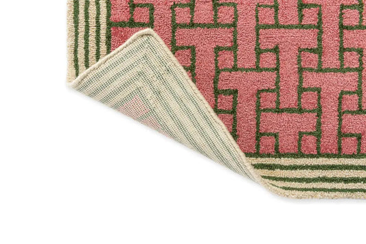 In-Outdoor Ted Baker Monogram Dusted Pink outdoor 455802 Rug