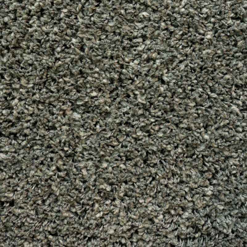 Twilight Speckled Shaggy Circle Rugs 39001 4422 in Green