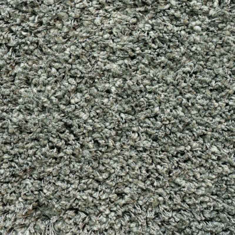 Twilight Speckled Shaggy Circle Rugs 39001 4422 in Green
